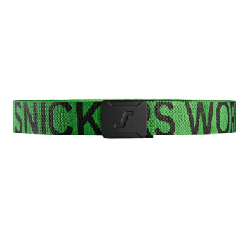 Snickers Logo Belt Black 90040458 Black / Green