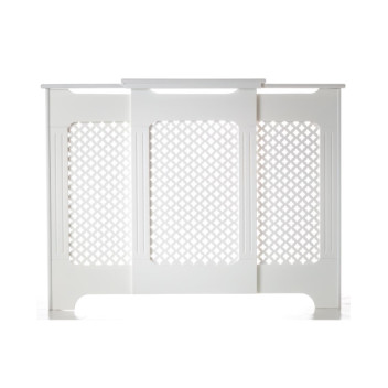 Classic Adj Radiator Cabinet 900mm - 1350mm Medium  White