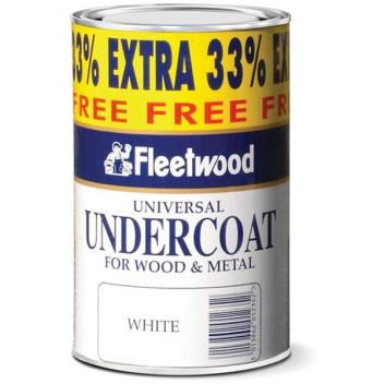 Fleetwood Undercoat 750ml + 1/3 Free White